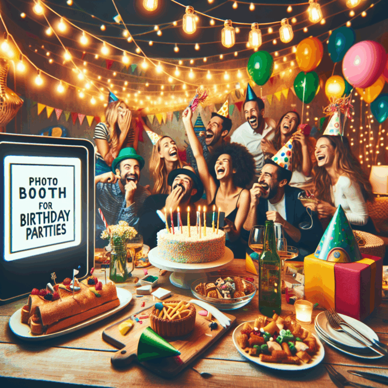 Fotomatón para cumpleaños: transforma tu fiesta en algo memorable