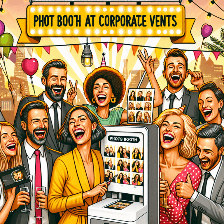 Ideas creativas para usar tu fotomatón en eventos corporativos