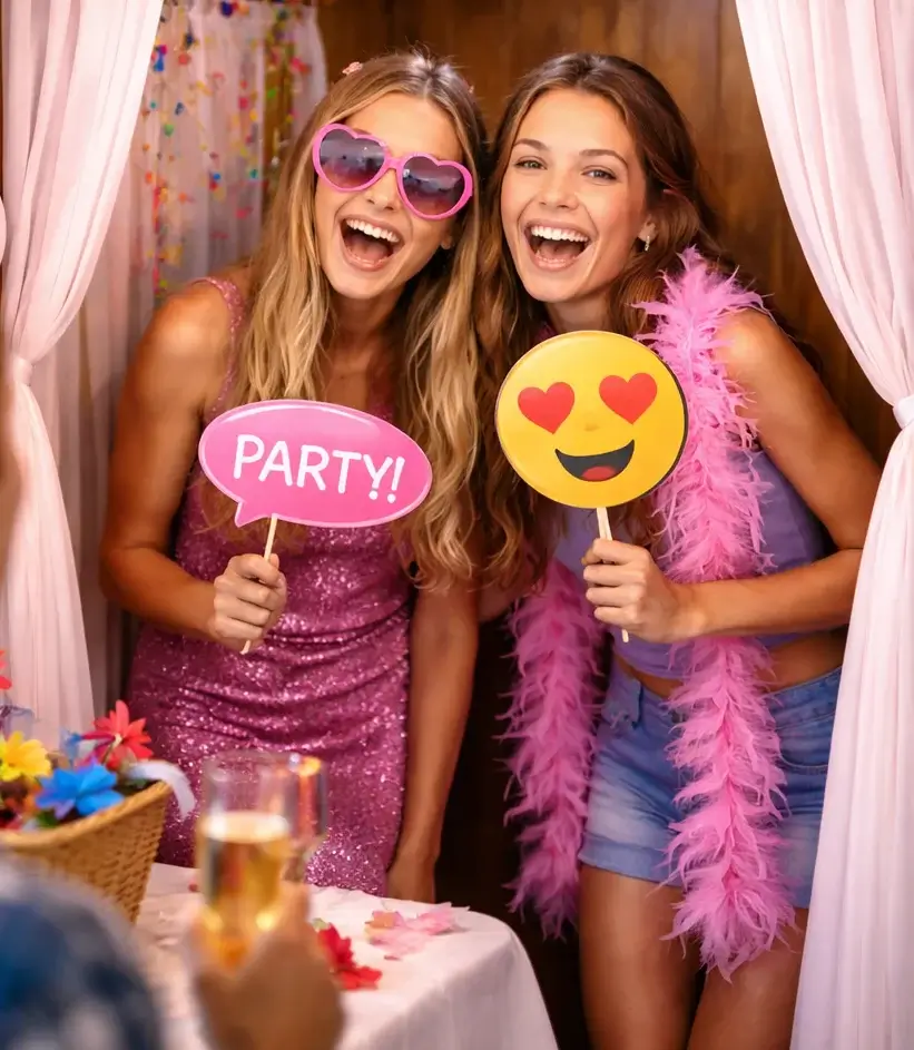 Alquiler de fotomaton para cumpleaños en Girona | FOTOMATON CB